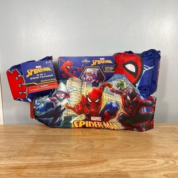 Spiderman Marvel 2 in 1 Swim Trainer 2-4 Years 33-45 pounds What Kids Want - Picture 2 of 10